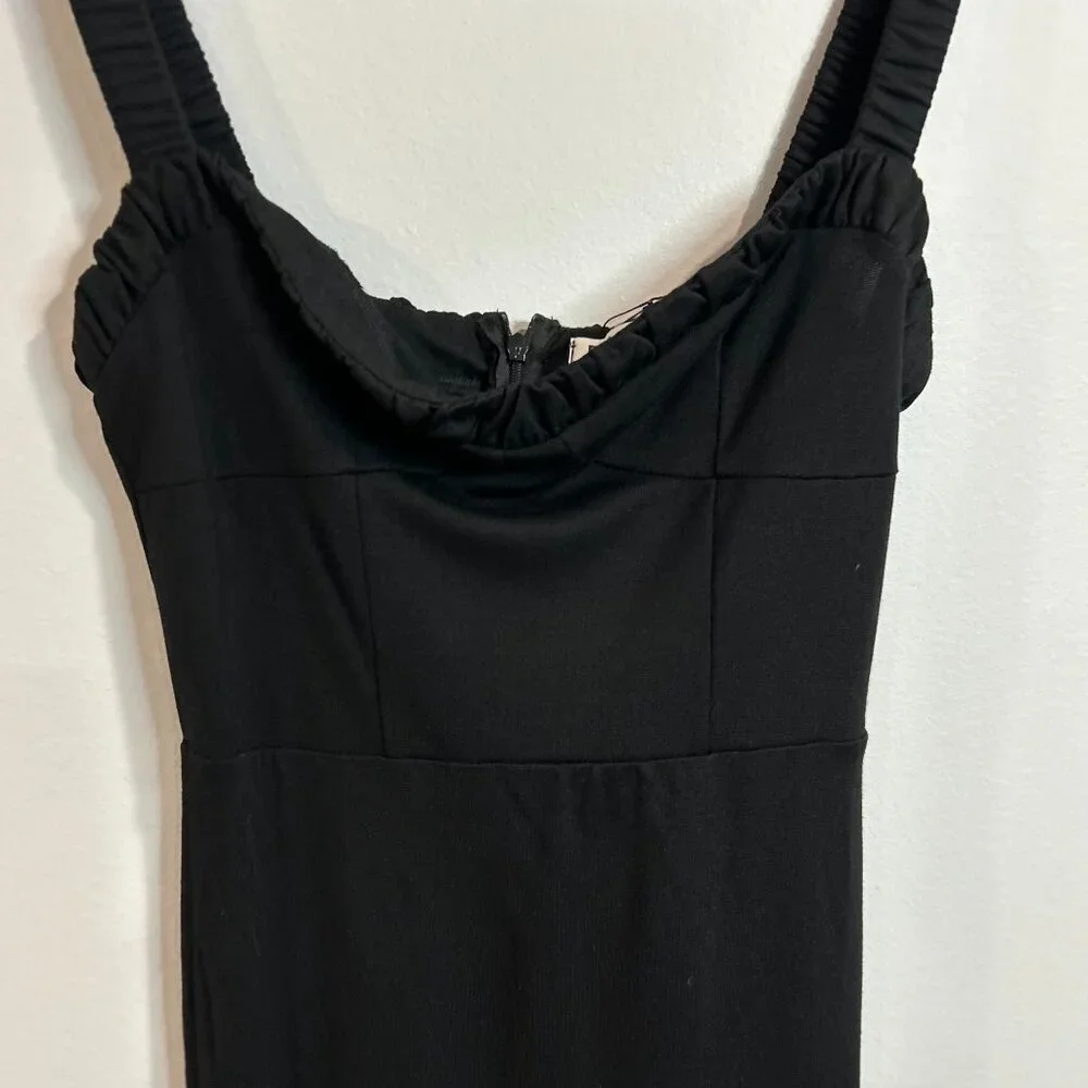 Reformation Square Neckline Midi Length Dress w/ Tags Size: M - Picture 2 of 8